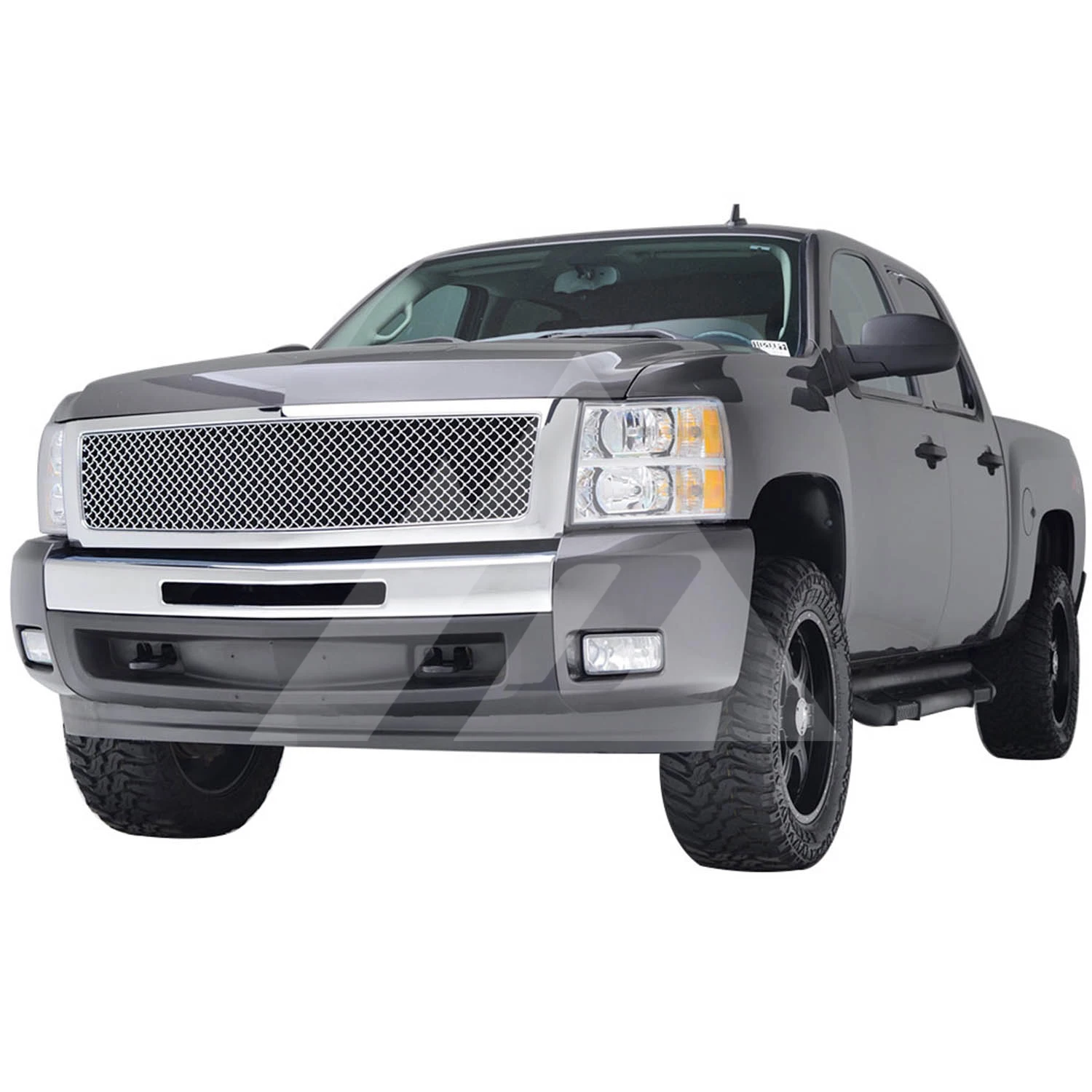 Для 2007 2008 2009 2010 2011 2012 2013 Chevrolet Silverado 1500 ABS хромированная сетка упакованы решетка