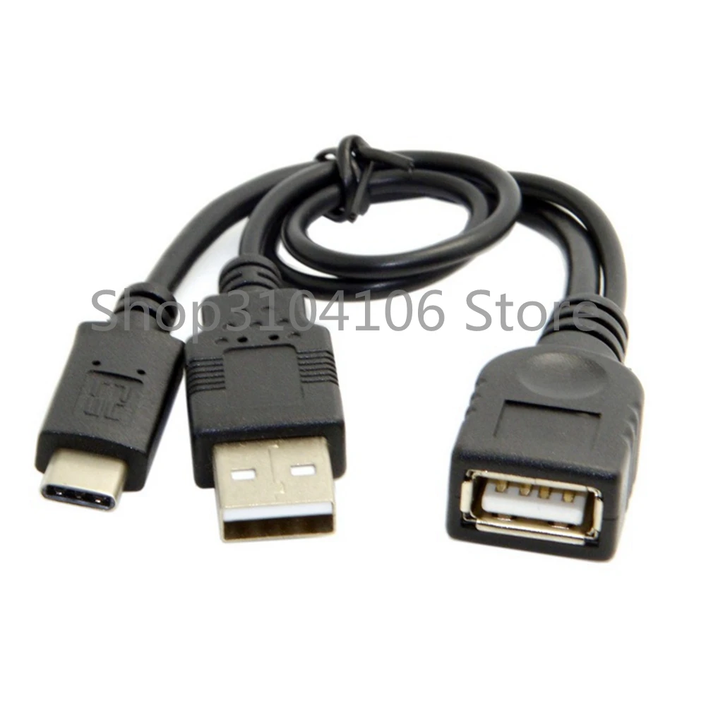 USB C Type 3 1 к 2 0 Женский OTG кабель для передачи данных с питанием сотового телефона