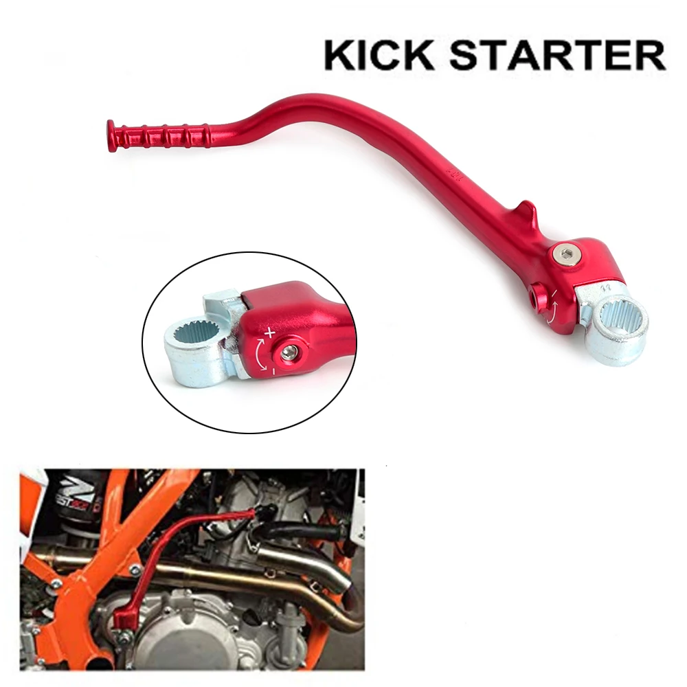 NICECNC Anodized Red Forged Kick Start Lever For Honda CRF250R 2012 2013 2014 2015 2016 2017 GROM125 | Автомобили и мотоциклы