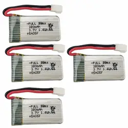 3,7 V 380mah литий-ионная аккумуляторная батарея для Hubsan X4 H107 H107C H107D H108 H107L V252 JXD385, святой камень F180C UDI U816A, Eachine E016H E016F