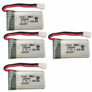 

3.7V 380mah battery for Hubsan X4 H107 H107C H107D H108 H107L V252 JXD385,F180C UDI U816A,EACHINE E016H E016F