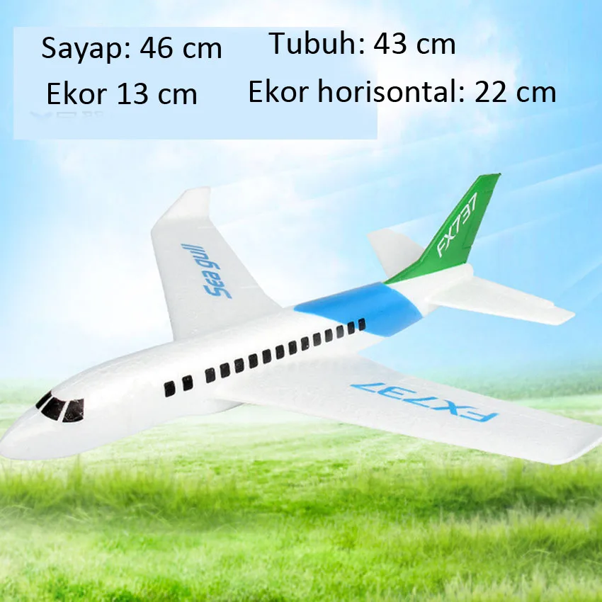 The new version of the upgrade hand throw EPP civil aviation foam aircraft children glider resistant to fight insert model LINTI