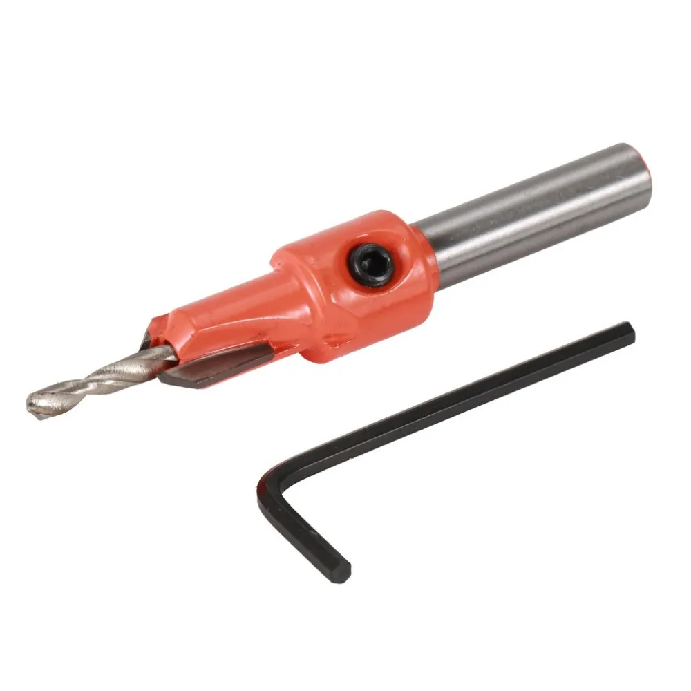 Alloy Drill Bits 3.5mm*8mm Pilot Hole Saw Countersink Woodworking Chamfering Drilling Holes Accessories Wood Power Rotary Tool |