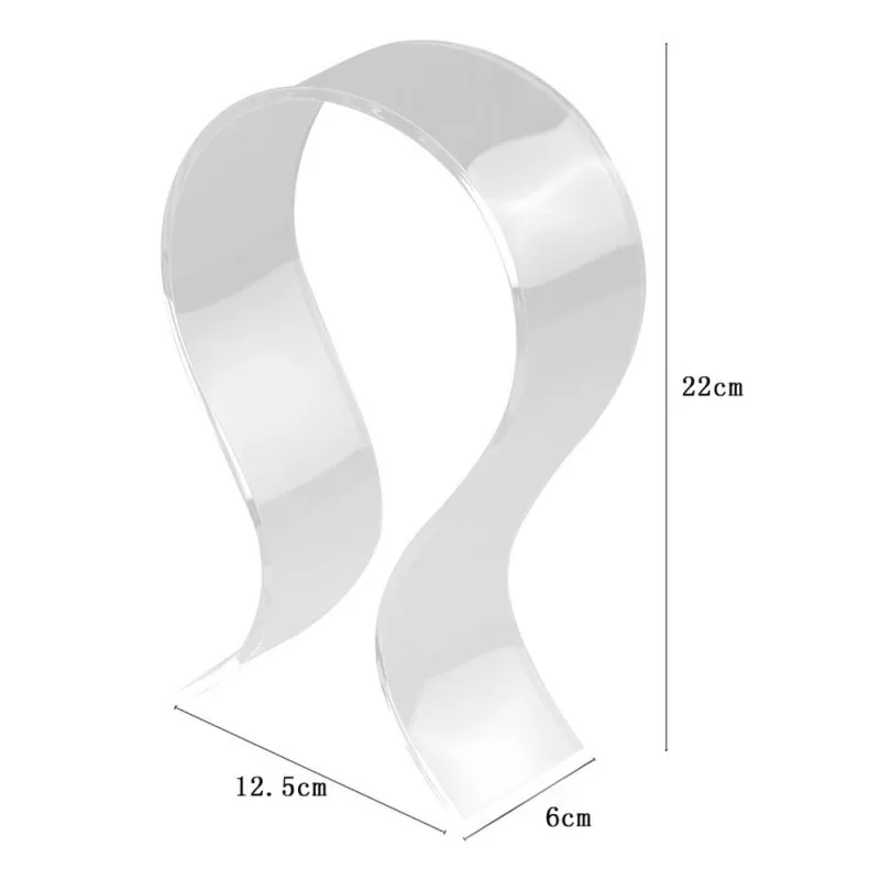 

Practical Beautiful Earphone Display Stand Acrylic Material U-shaped Earphone Holder
