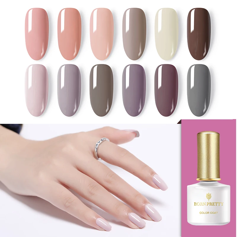 BORN PRETTY 6ml UV Gel Polish Color Soak Off Nail Gel Manicure UV LED