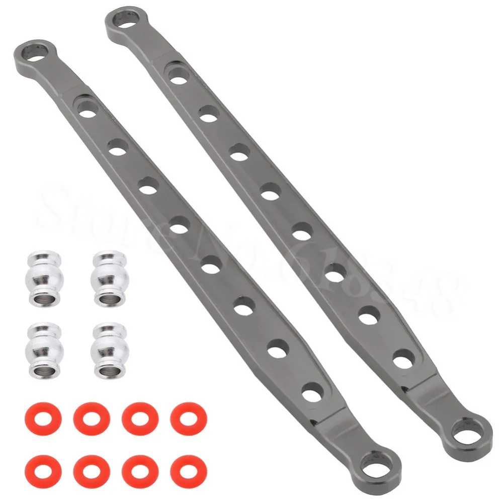 Aluminium Front Rear Lower Chassis Links AX80083 Upgrade Parts for 1 10 Buggy AXIAL AX90056 AX90048