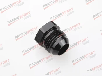 

-10 AN Male AN10 Flare Plug Fitting Aluminum BLACK AN Plug