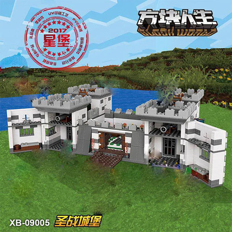 

Xingbao 09005 1627Pcs Blocks Series new Castle of Holy War Set Educational Building Blocks Bricks Boy Toys For Children Gifts