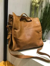 Vendange 2017 New fashion European and Amerian Style handmade Casual genuine leather handbag messenger bag business