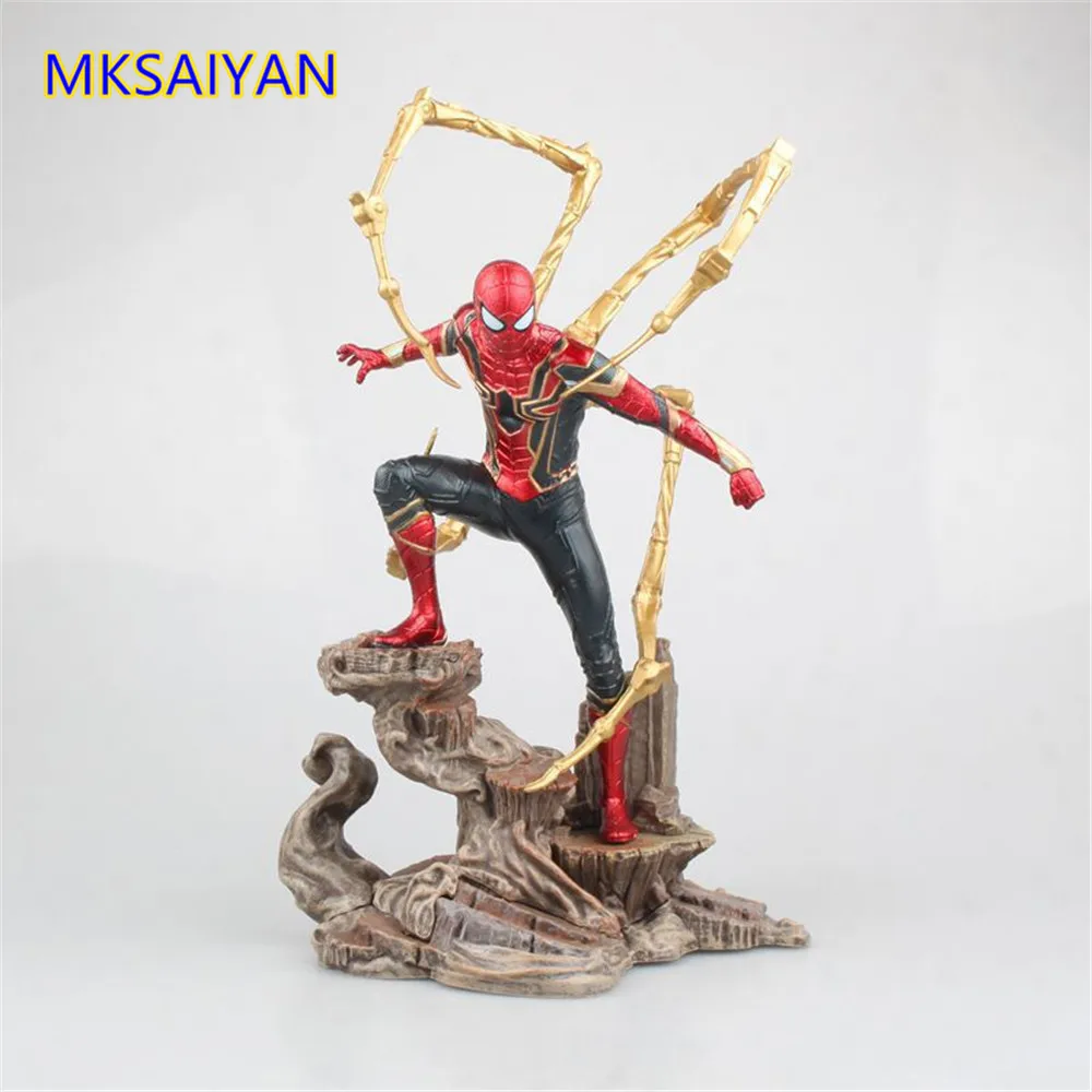 The Avengers Endgame Iron Spiderman Action Figure American Captain Toys For Children Collectible Thanos Decoration Anime Figure