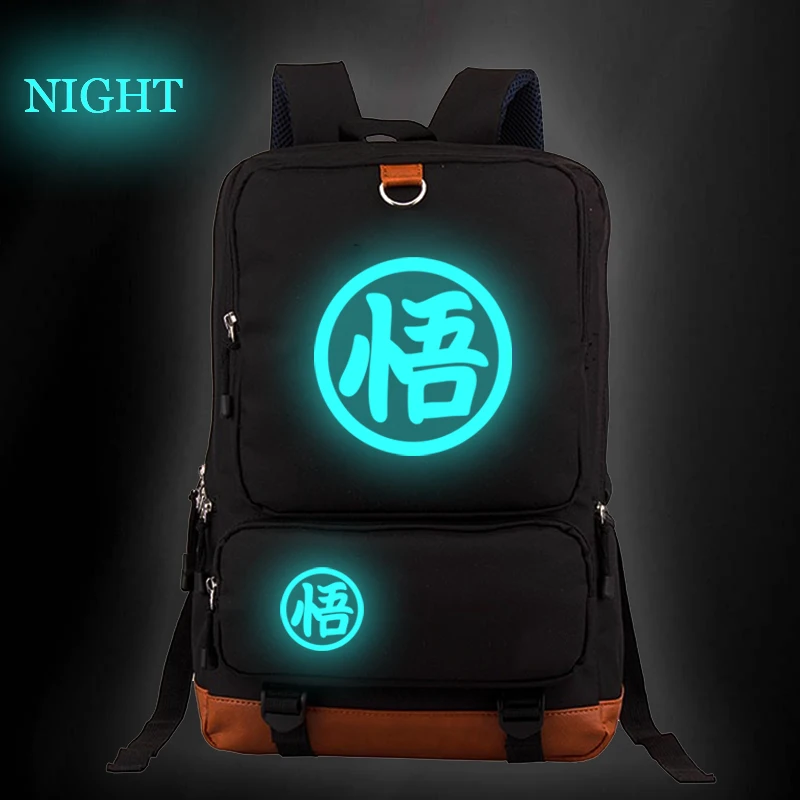 Светящийся рюкзак Dragon Ball, Супер Saiyan Goku, Оксфорд, рюкзак для ноутбука, школьные сумки для подростков, мальчиков, девочек, дорожная сумка через плечо - Цвет: 21