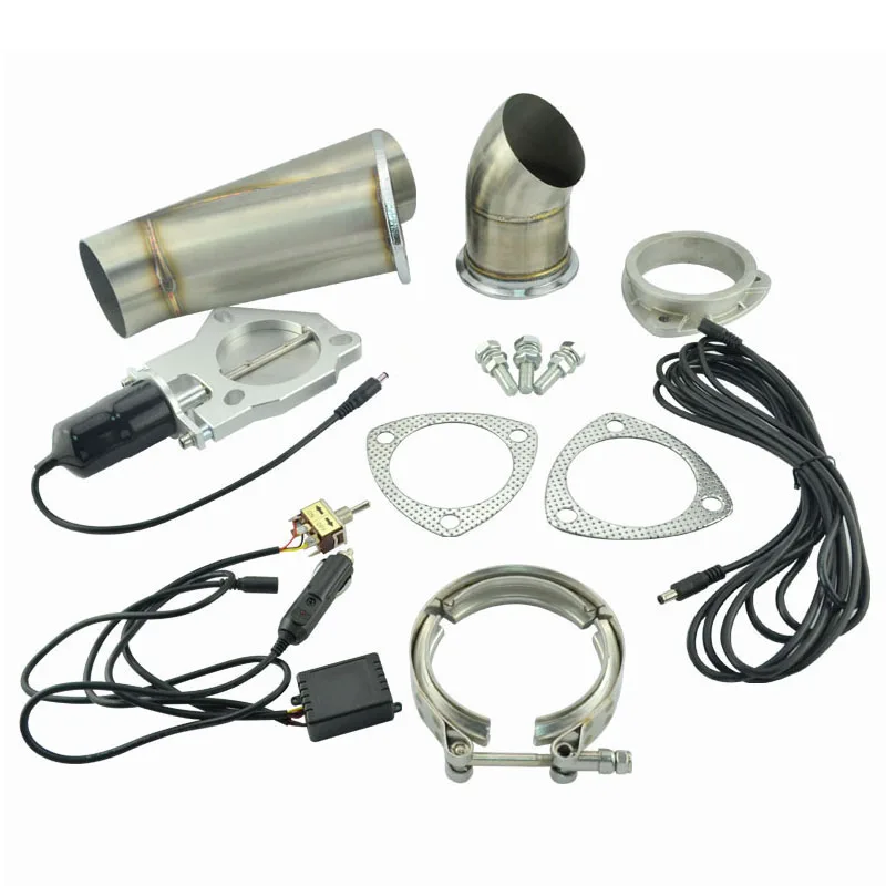 2.25 Inch System Remote Exhaust Catback Downpipe Cutout E Cut Valve Out