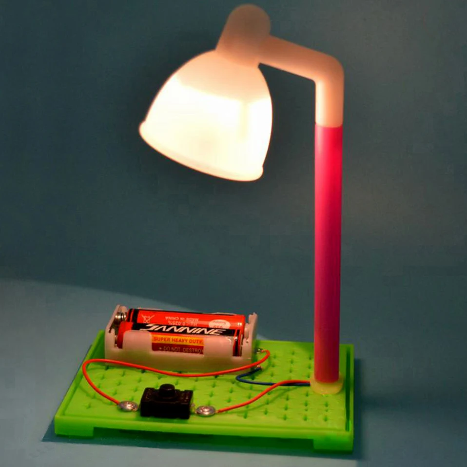 

Simulation table lamp science experiment toy electronic idea scholastic educational kit for girls boys