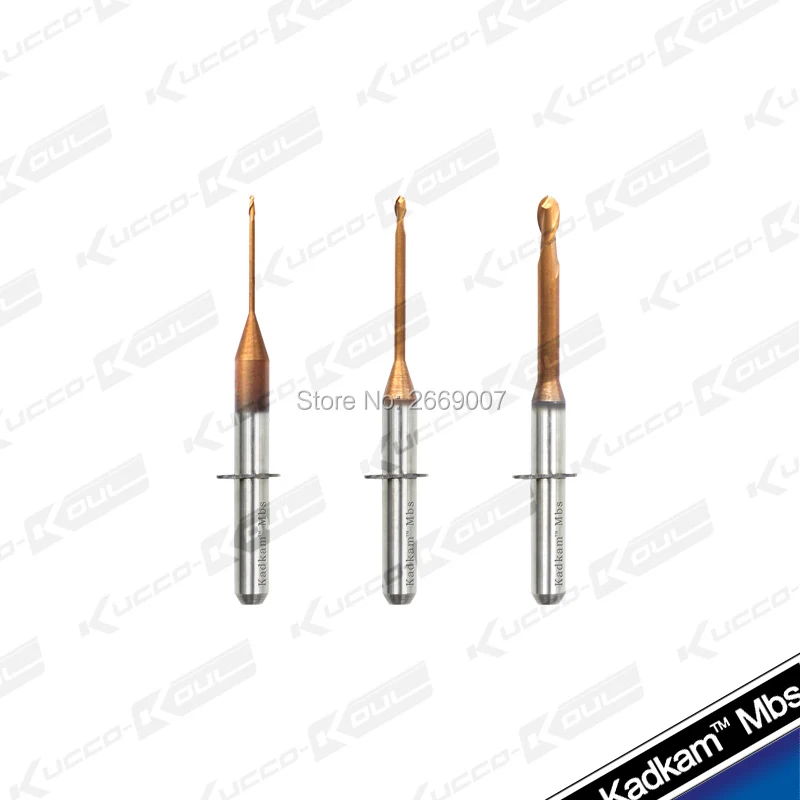 VHF K4 CAD/CAM milling cutters for Titanium/Cobalt Chrome alloy blank