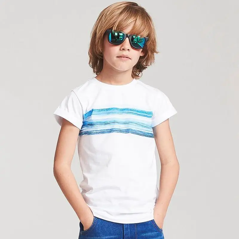 Teenage Boys T shirts For Summer short sleeve clothing kids shirts ...