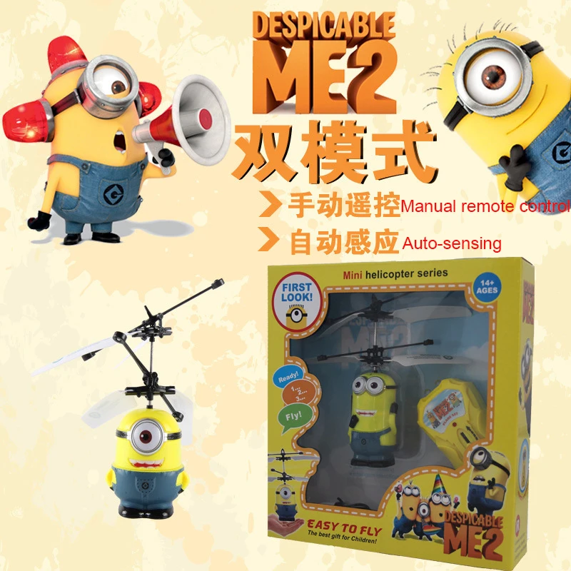 Flying Minion Despicable Me Mini RC Helicopter Remote Control Toys