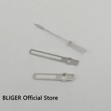 Серебряный край белый цвет светящиеся часы ручной подходит для MIYOTA 8215 821A 8205 DG 2813 автоматический механизм HS1