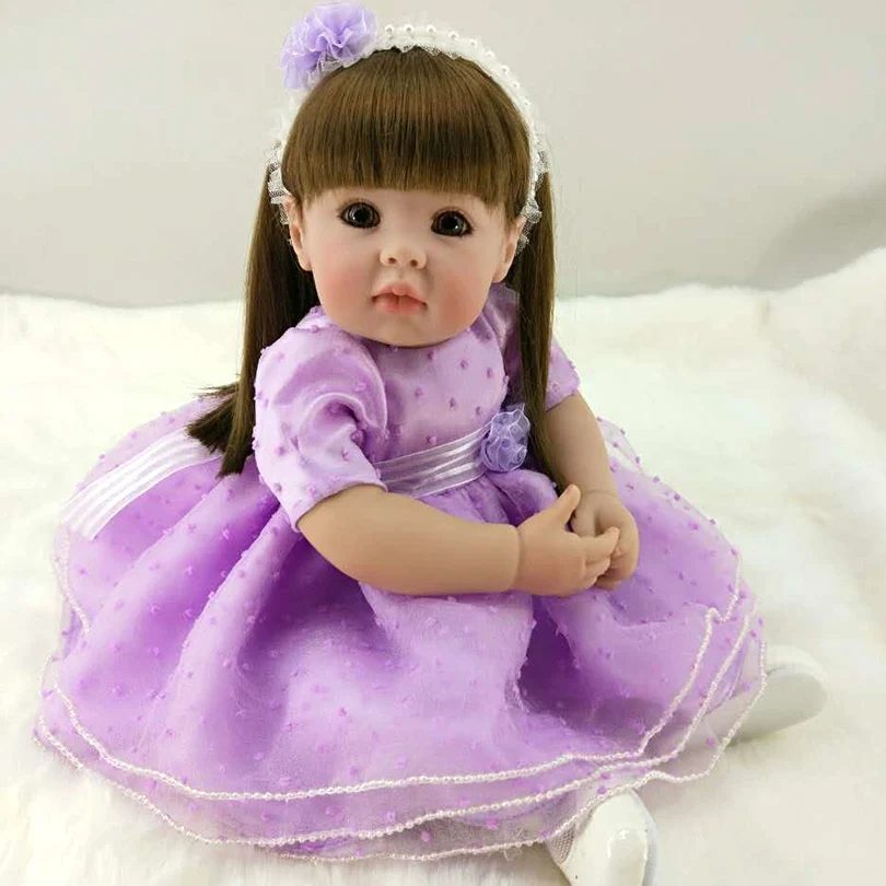 Babies Reborn Cotton Body Dolls Birthday Gift Present Soft Reborn Baby