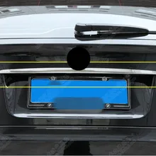 Нержавеющая сталь глянцевая задняя дверь логотип нижняя полоса накладка 1 шт. для BMW X5 e70 2013 2012 2011 2010 2009 2008