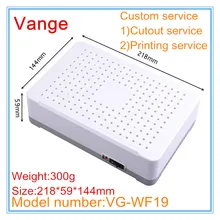 4pcs/lot professional settop box 218*59*144mm ABS plastic project box enclosure for electronic module equipment