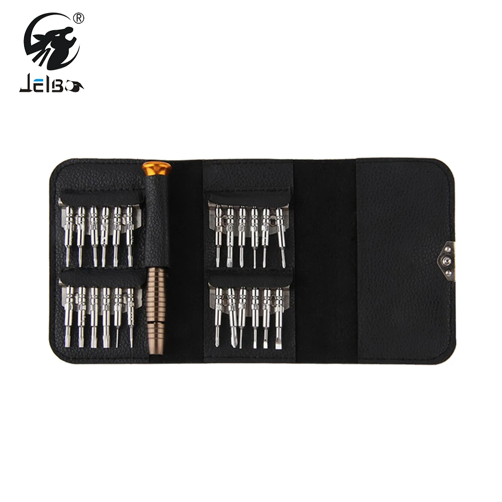 

JelBo Screwdriver Set Repair Phone Tools 25 In 1 Screwdriver Bit Set Screwdriver for Mobile Phones Hand Tools Set