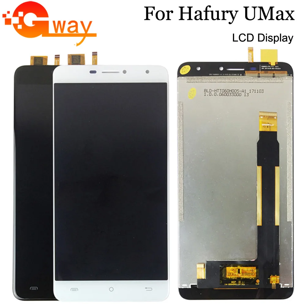 Для 6 0 дюймов для Cubot Hafury Umax ЖК-дисплей + сенсорный экран 100% протестированный