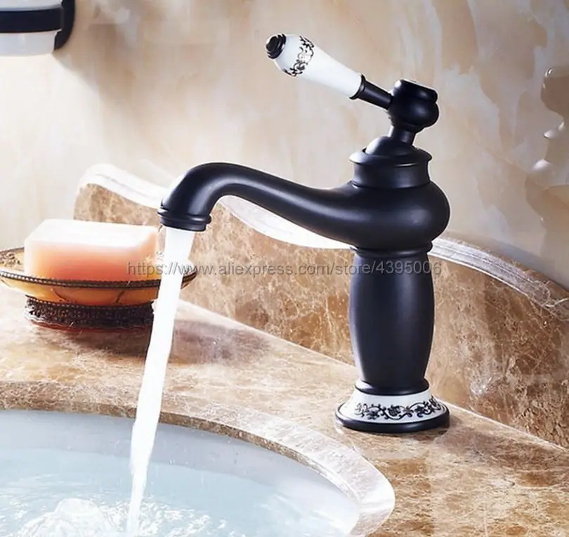 النفط مفروك البرونزية الحمام الغرور بالوعة صنبور واحد السيراميك مقابض النحاس الساخنة والباردة حوض خلاط صنبور Bnf504 النفط مفروك البرونزية الحمام الغرور بالوعة صنبور واحد السيراميك مقابض النحاس الساخنة والباردة حوض خلاط صنبور Bnf504