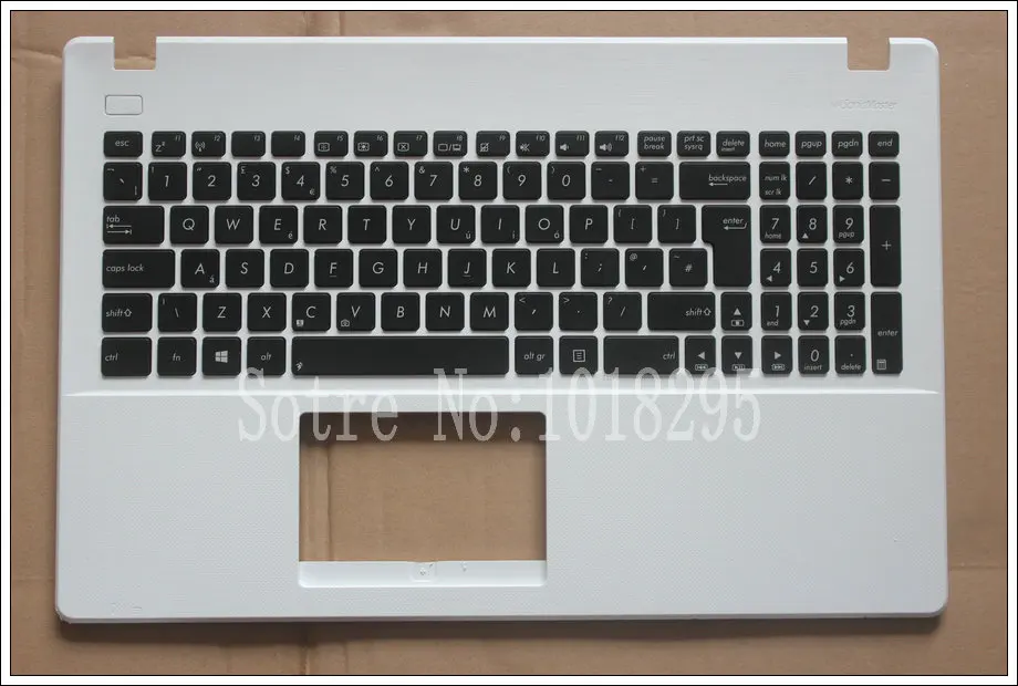Клавиатура для ноутбука Asus X551 X551C X551M X551S английская раскладка белый корпус |