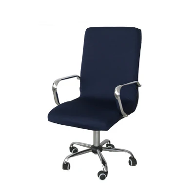 Удобные Чехлы для офисных стульев, чехлы для компьютерных стульев, съемные тянущиеся вращающиеся чехлы для стульев