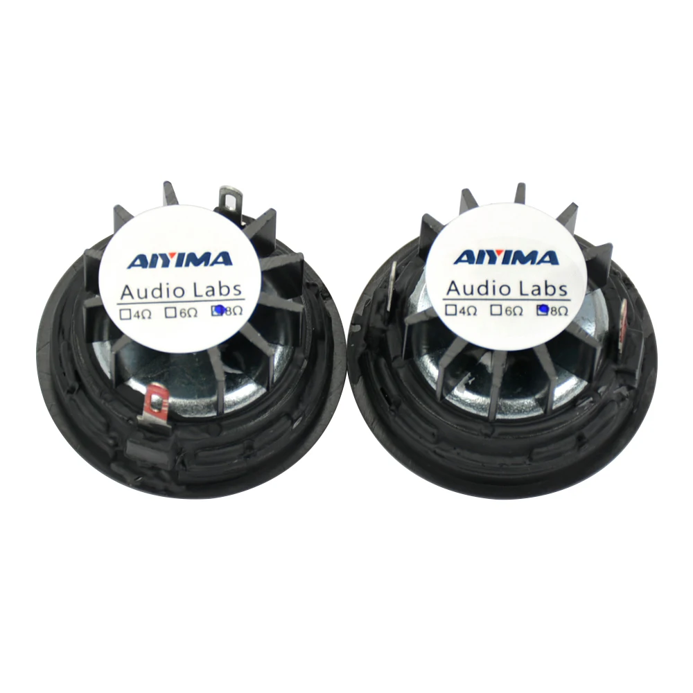 10W 1.5Inch Tweeters Loudspeakers Treble Mini Portable Silk Film Speakers 4 Ohm 6 Ohm 8Ohm 40MM 2Pcs portable speaker audio speakers tweeter speaker