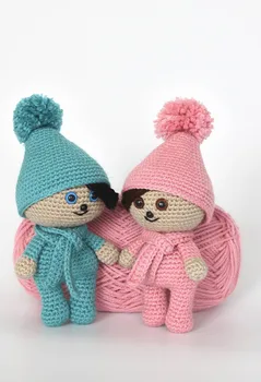 

crochet toys amigurumi doll little doll rattle model number XG041213