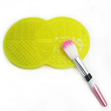 1 шт. 4 Цветов Силиконовые Очистки Косметика Make Up Щетка Для Мытья Гель Очиститель Поломоечные Инструмент Фонд Макияж Очистка Мат Pad инструмент