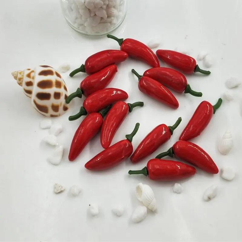 Имитация красного перца овощи, перец поддельный фрукт из пенопласта игрушка еда кухня детская игрушка игра дом украшения обучения помощник