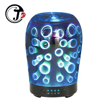 

3D Aroma Diffuser Essential Oil Diffuser with colorful Lamp Ultrasonic Air Humidifier Aromatherapy Maker Fogger 12W 100-240V