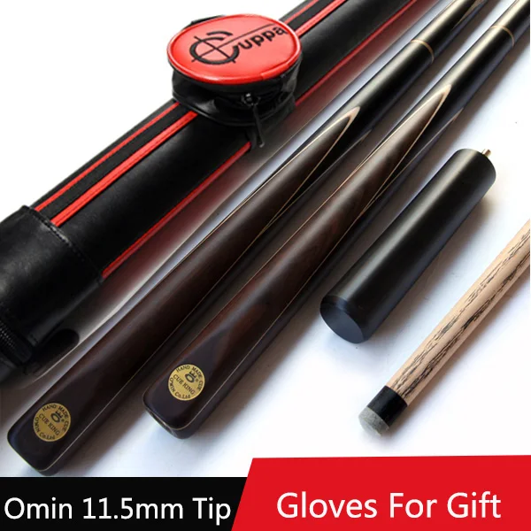 Новый ручной работы 3/4 Snooker Cue s чехол набор 11 5 мм наконечники горшки Stick китай три