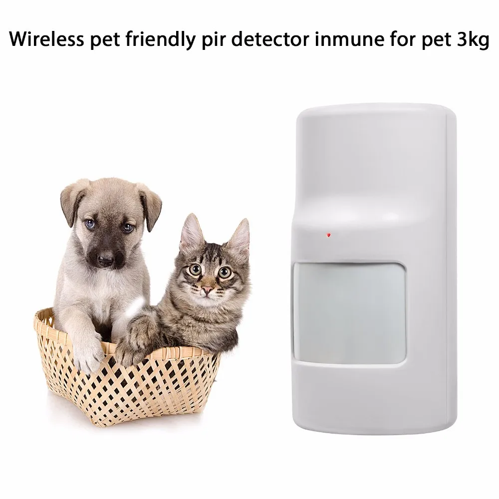 Золотой безопасности 4 шт. беспроводной Pet Immune Pir датчик движения для G90B Plus S5 WiFi GSM домашняя сигнализация Охранная GS-WMS08