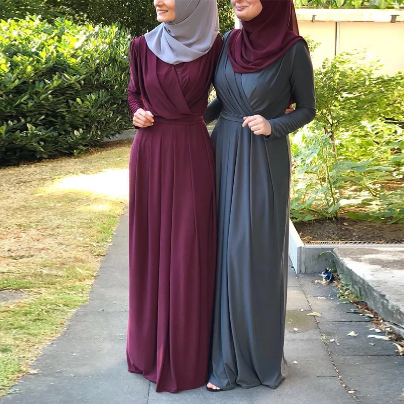 Kaftan abaya мусульманская одежда для Дубай мусульманское платье хиджаб Caftan Турция Elbise Ramadan плиссированные платья Eid vestidos robe Arabe Musulmane