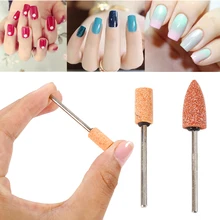 ELCEOOL 15 шт. хвостовик Шлифовальная головка для ногтей Дизайн ногтей Полировка родного кремния инструмент Электрический Маникюр для ногтей