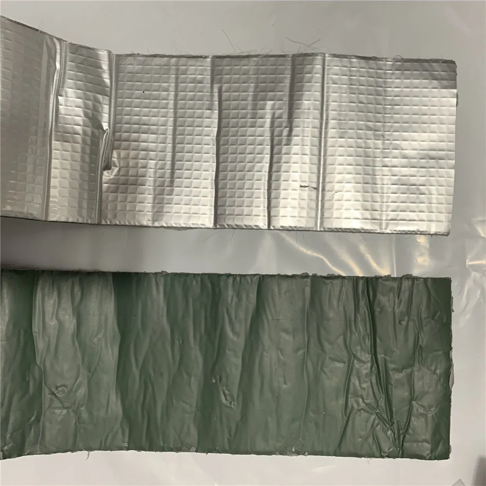 Бутиловая Резиновая лента труба стекло пол крыша окна стены водонепроницаемый клей герметик 5 см 10 см 15 см x 1 м 1 метр Серебряный Зеленый
