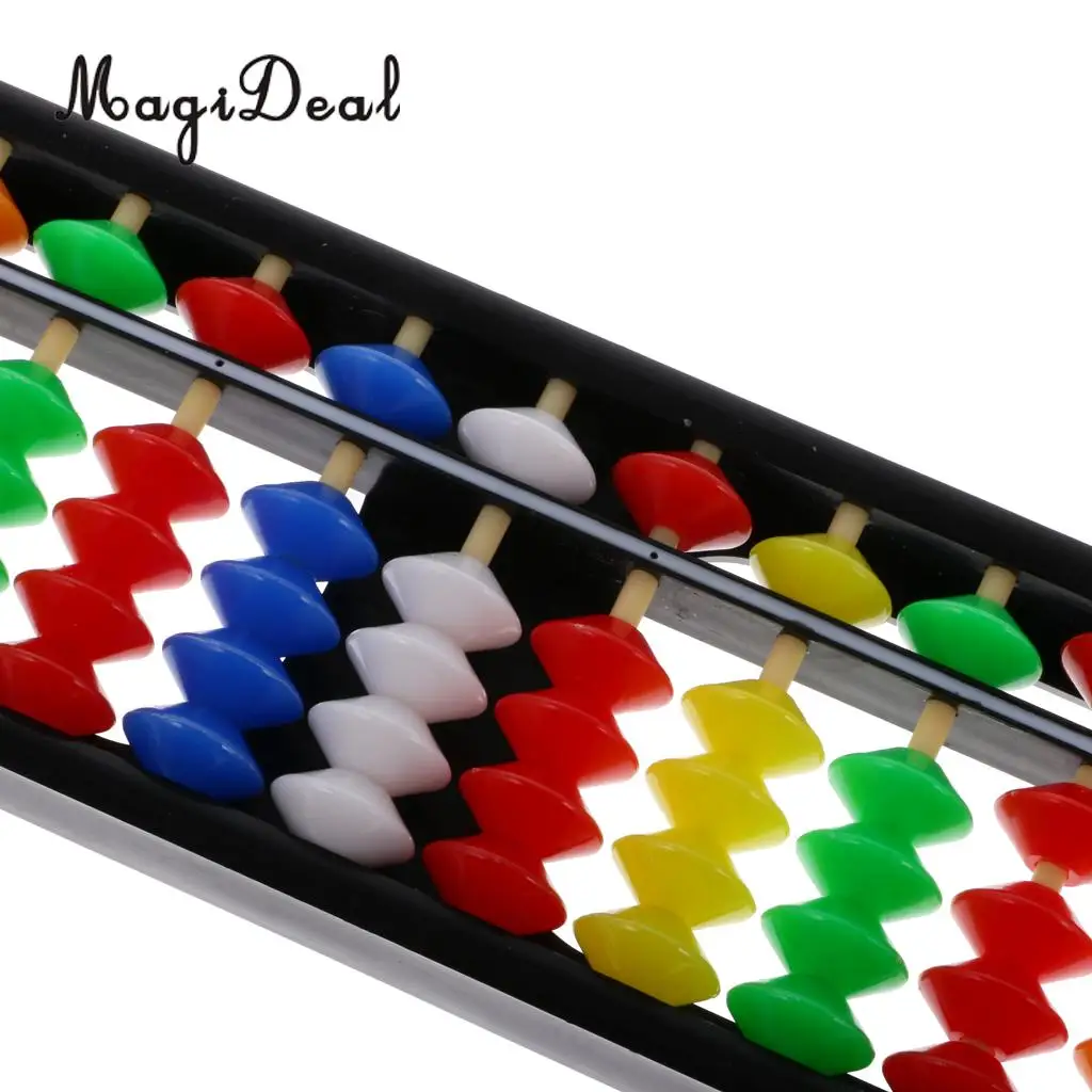 13 Rods Plastic Beads Abacus Soroban Calculating Tool Educational Toy for Kids Children Adult Math Toy 6Colors