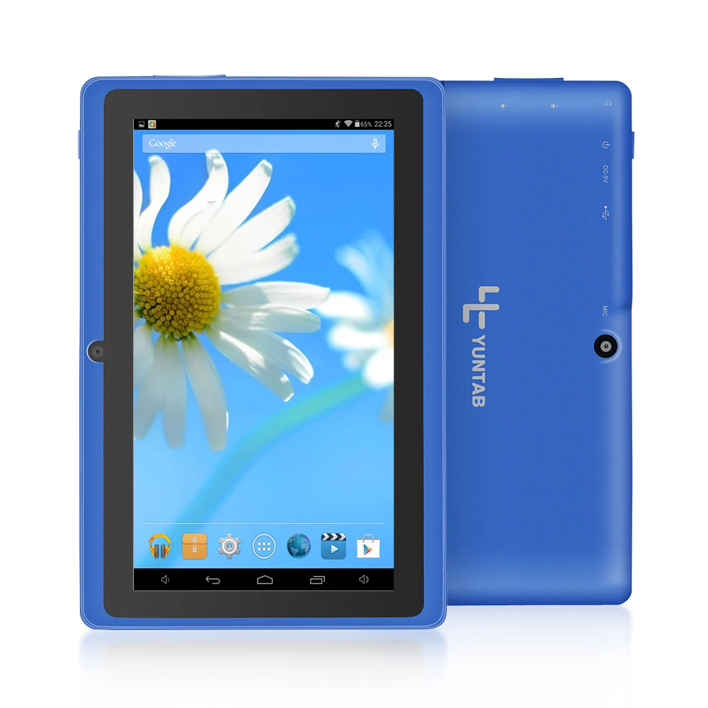 

Yuntab 7 inch Quad core Q88 1.5GHz android 4.4 tablet pc allwinner A33 512M 8GB ROM Capacitive Screen Dual cam WIFI