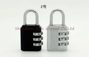 

200pcs New 3 Dials Resettable Combination Password Lock Safe Door Locker Pad Lock Padlock For Travel Luggage Suitcase
