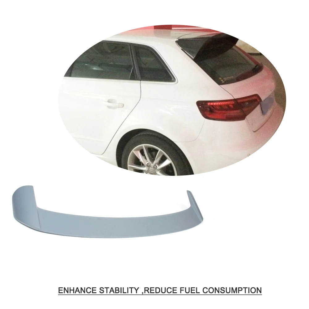 Задний спойлер на крышу окна для Audi Q5 2009 2011 PU Неокрашенный Серый Тюнинг