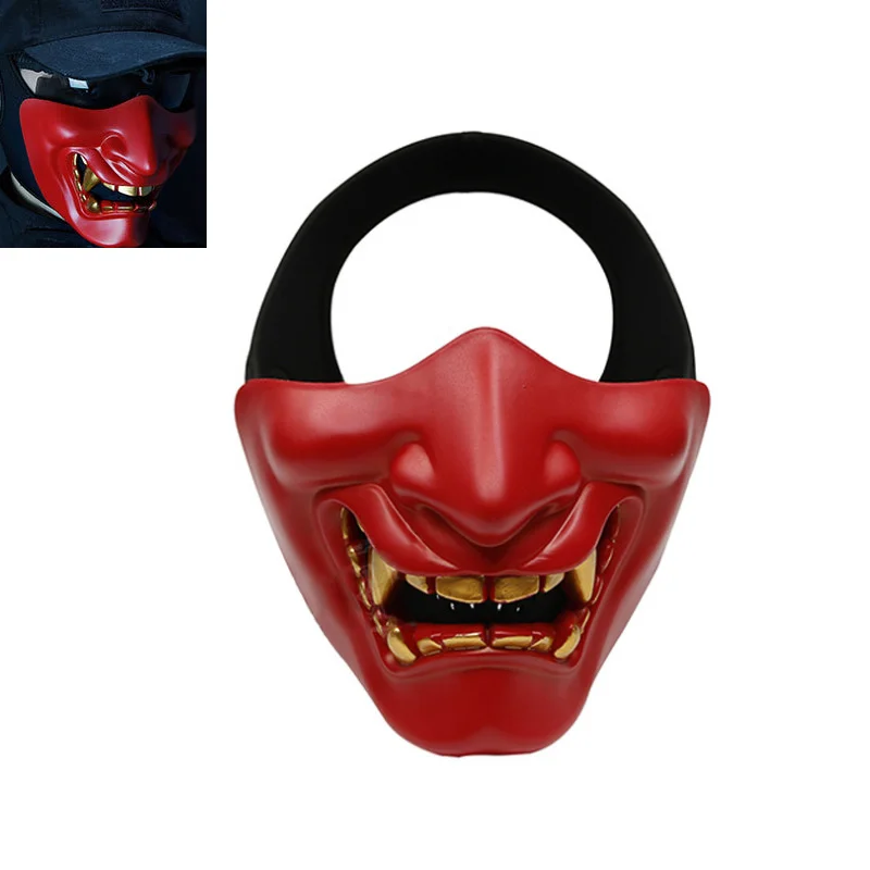 Buy Halloween Horrible Scary Half Mask Lower Face
