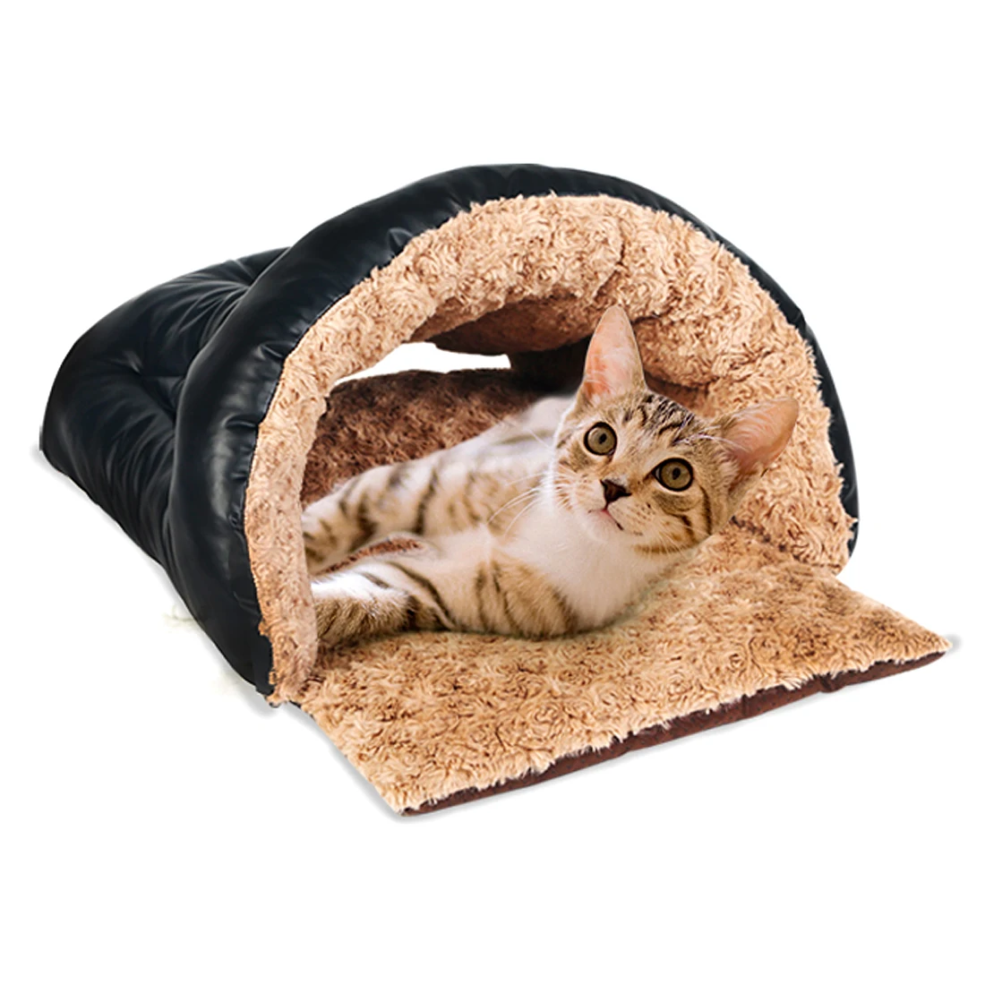 Petforu 52*36*26CM Scratch Resistant Comfortable Pet Sleeping Bag Cats
