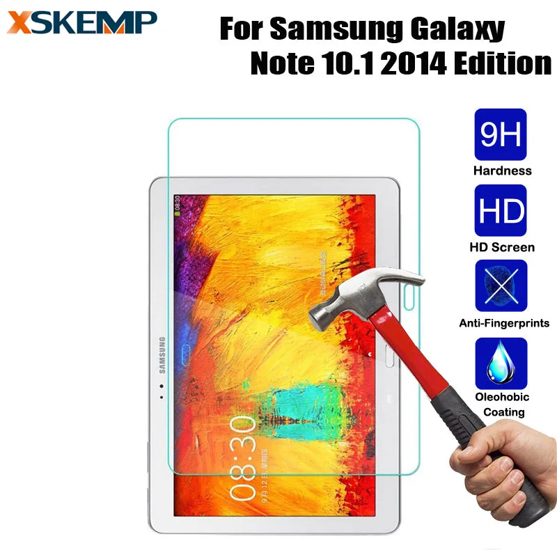 HD без отпечатков пальцев закаленное стекло для samsung P600 \ Galaxy Note 10,1 Edition защита экрана Взрывозащищенная защитная пленка