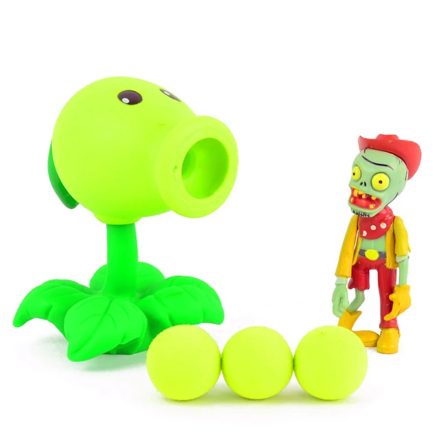 Best Offers Freeshipping PVZ Plants vs Zombies Sets Peashooter Popper Action Figure Model Toy For Fans Children Gift