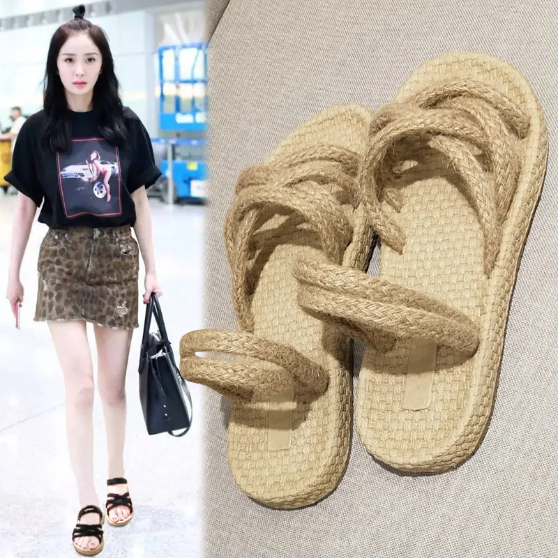 

Women Sandals 2019 New Women Summer Sandals Female Flat Sandals Beach Shoes