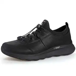 Image 2 - Humtto tênis de corrida para homens ao ar livre respirável rendas sapatos de corrida vaca split + tecido estilo de vida andando tênis