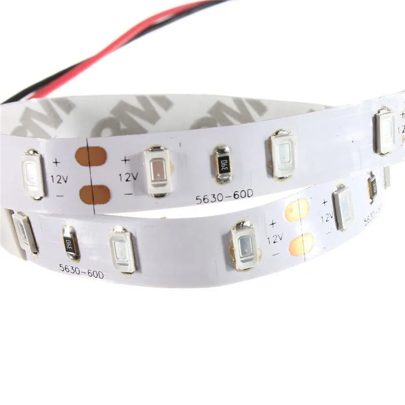 25CM SMD 5630 Tira de luz LED flexible no impermeable PC Caja de 25CM SMD 5630 Tira de luz LED flexible no impermeable PC Caja de
